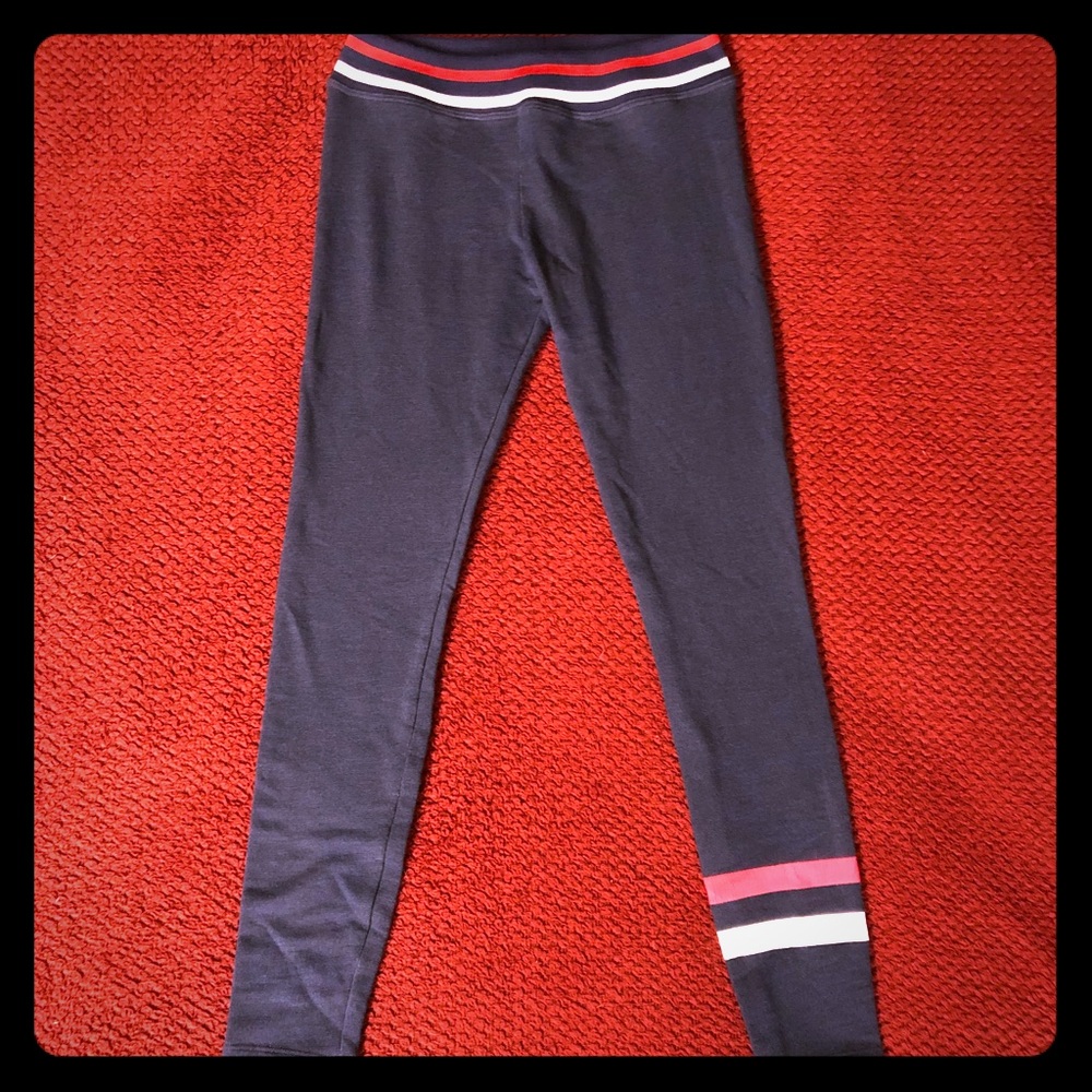 Sundry Navy Fitted Comfy Pants